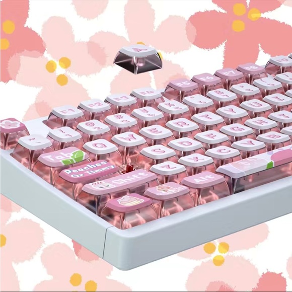DAREU 118-Key Peach Diffuse Keycap Set - ASA Profile & Dye Sublimation! - Picture 3 of 8